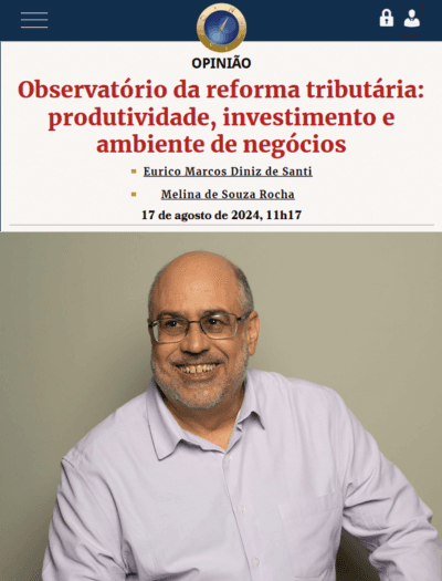 Opinião Observatório da reforma tributária